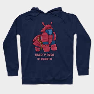 Gorilla in samurai helmet Hoodie